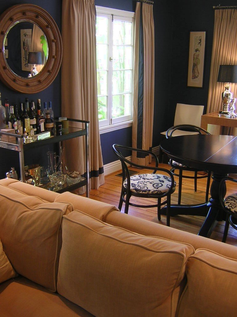 Shady Lane Style Navy & Camel Apartment Therapy