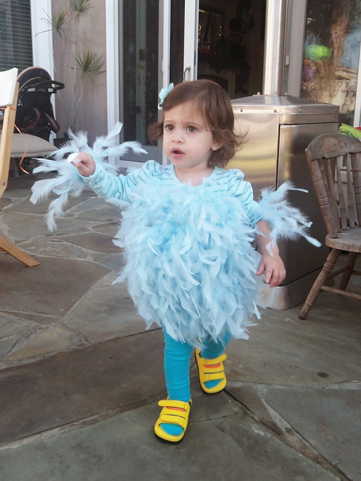 Green Owl Art Easy NoSew Halloween Costumes!