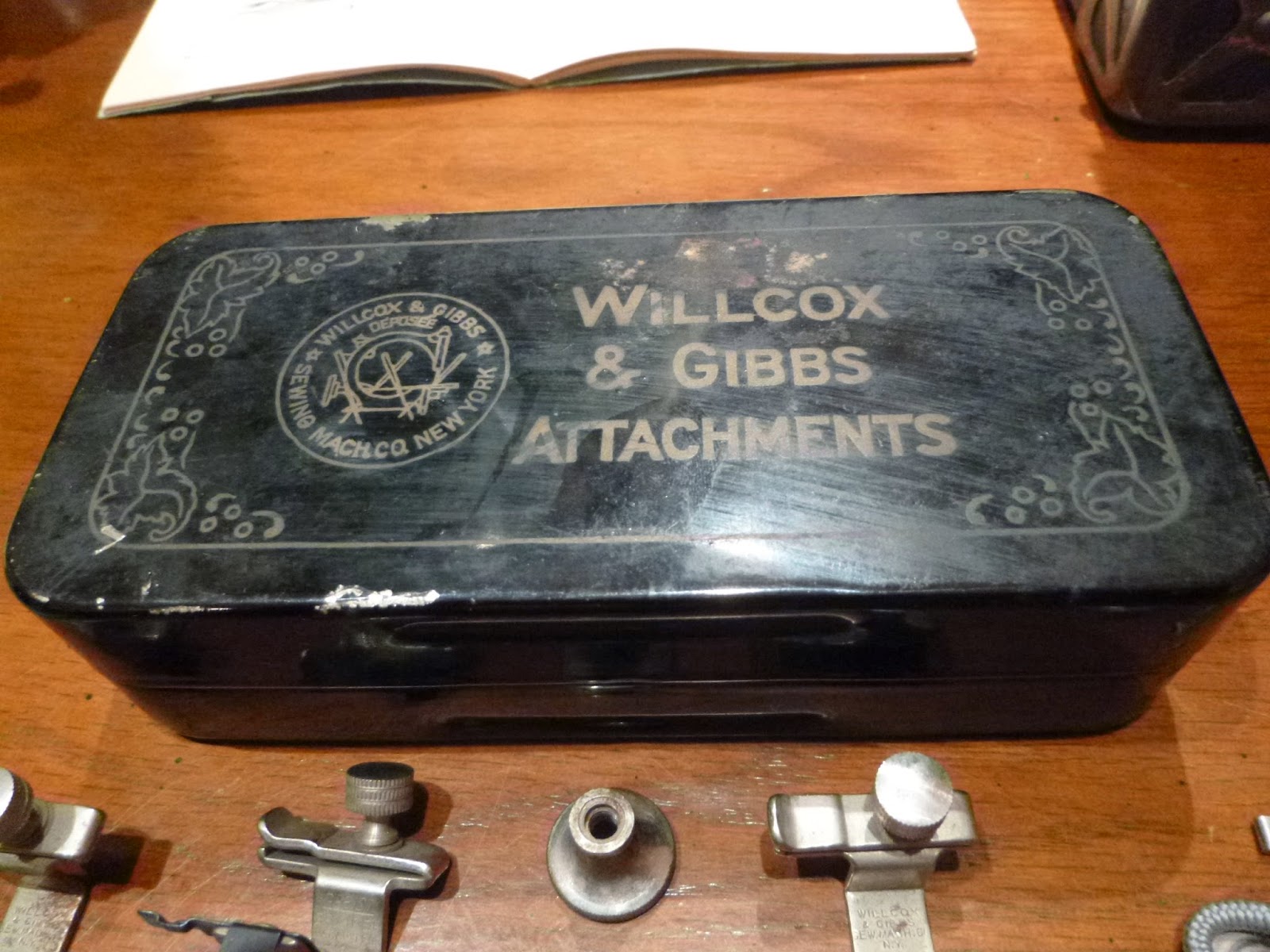 Tempted Threads Willcox & Gibbs Attachment Box