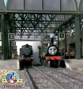 Knapford station platform Thomas the tank engine Emily the train collect your new passenger coaches