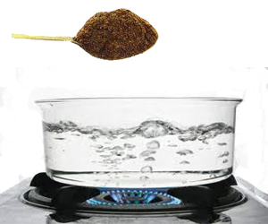 Merebus sarang semut Memasak sarang semut