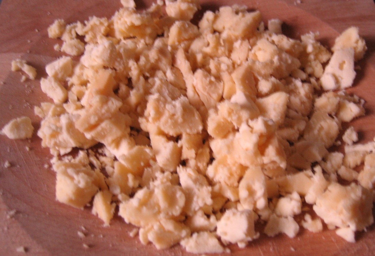 PEBBLE SOUP Savoury Crumble Leek and Caerphilly/ Cheshire Cheese Crumble