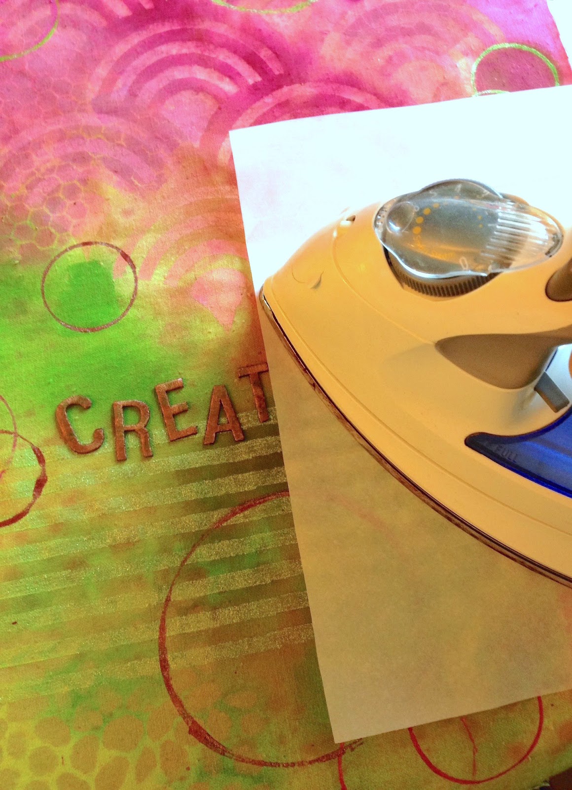 Creating with Joy Fabric Painting Creativity Rocks!