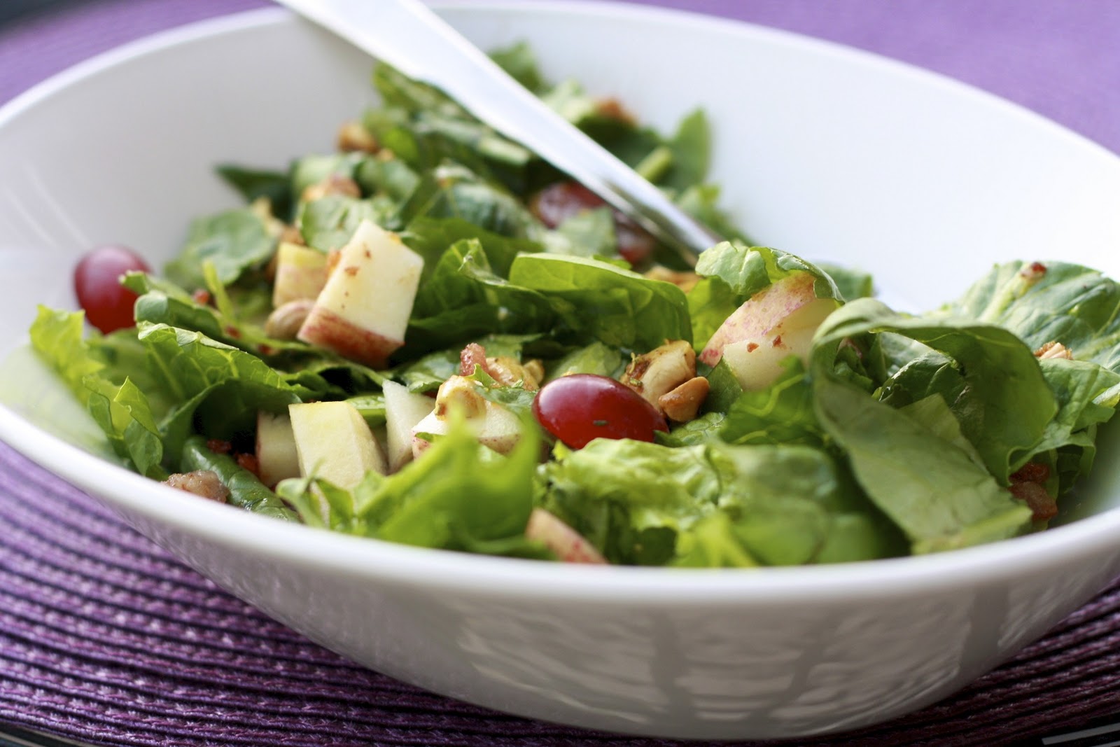 Curried Cashew, Apple, and Grape Salad