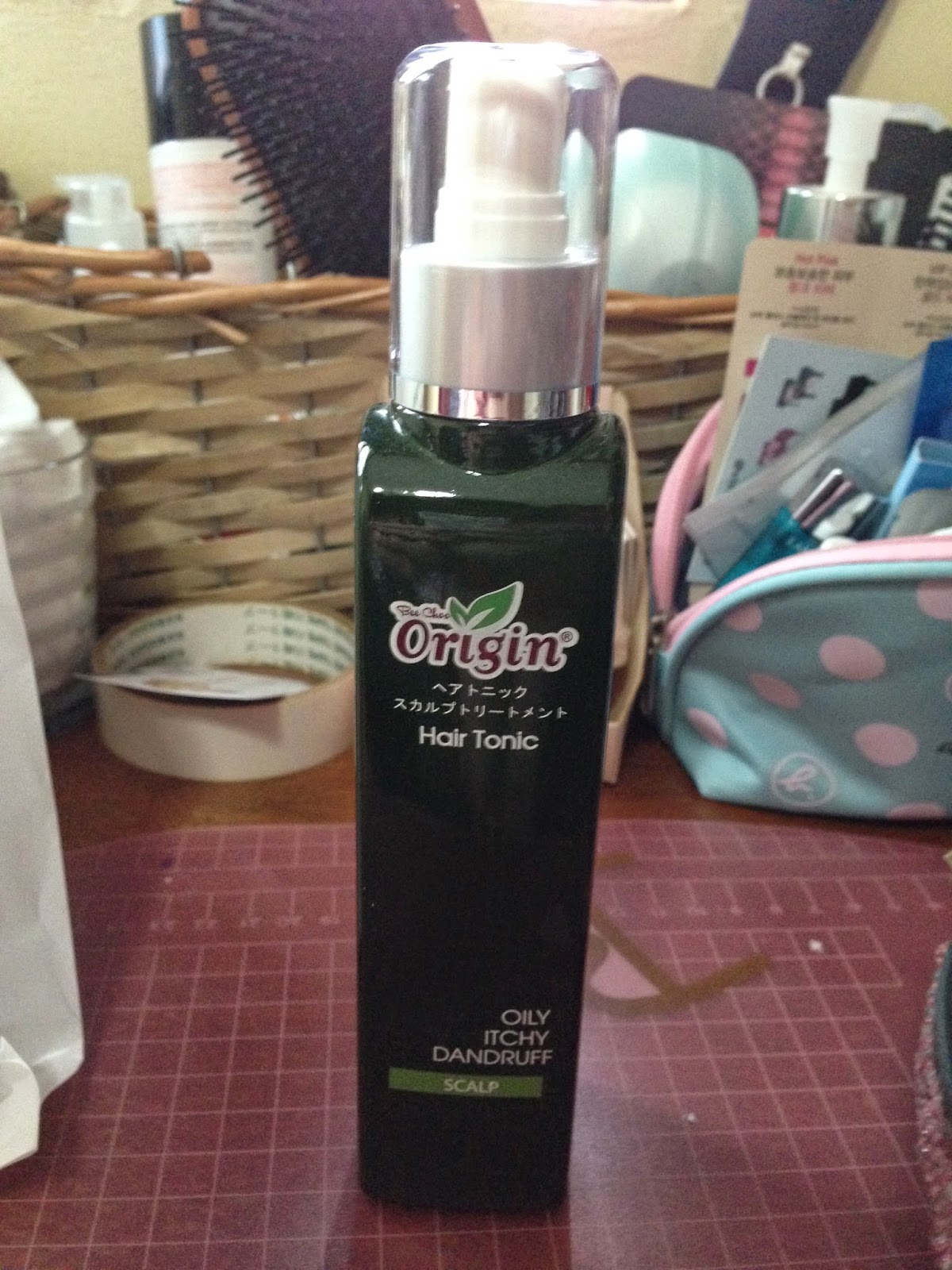 Bee Choo Origin Hair Treatment 1 month later & review on tonic Melfann