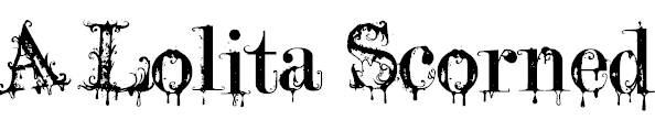 A Lolita Scorned Free Halloween Font A Lolita Scorned Free Halloween Font