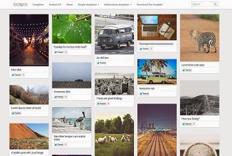 GridPin PhotoGraphy Blogger Template GridPin PhotoGraphy Blogger Template