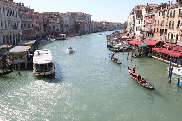 Photo 2- Grand Canal from Rialto Bridge in Venice, Italy Photo 2- Grand Canal from Rialto Bridge in Venice, Italy