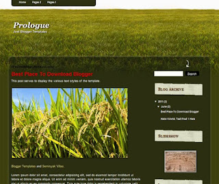 Prologue Blogger Template