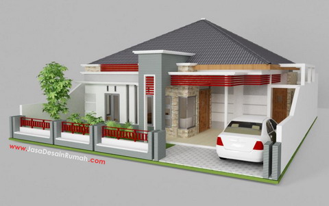 30+ Desain Rumah Minimalis Full Bangunan PNG