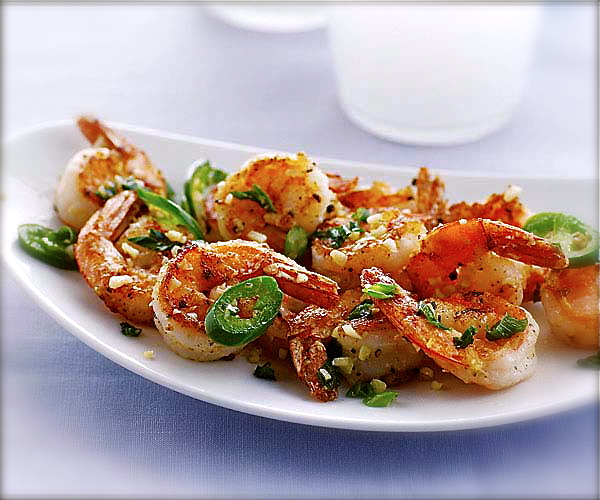 Because A Girl's Gotta Eat… Salt & Pepper Chilli Prawns