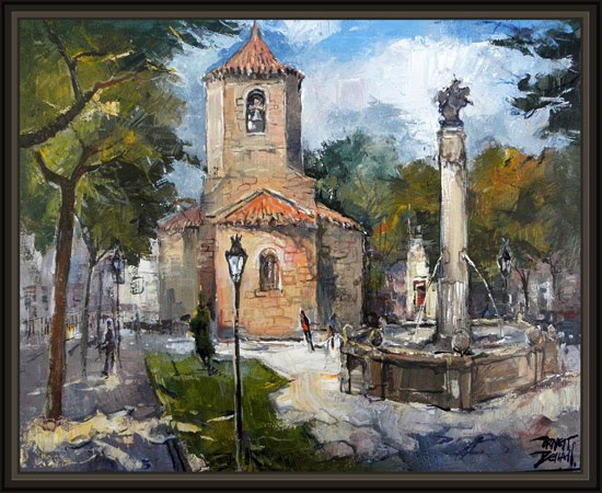 SANT JOAN DE LES ABADESSES-ARTE-ROMANICO-PAISAJES-PINTURA-PINTOR-ERNEST DESCALS- SANT JOAN DE LES ABADESSES-ARTE-ROMANICO-PAISAJES-PINTURA-PINTOR-ERNEST DESCALS-