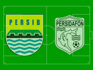 Pertandingan Persib vs Persidafon