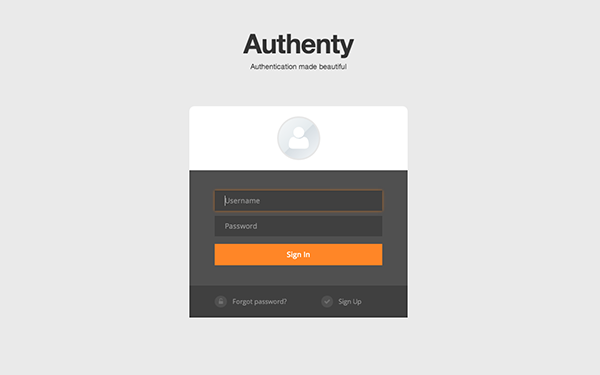 Download Authenty 1.2 - Login/Signup Forms