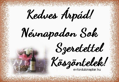 Árpád névnap - December 11