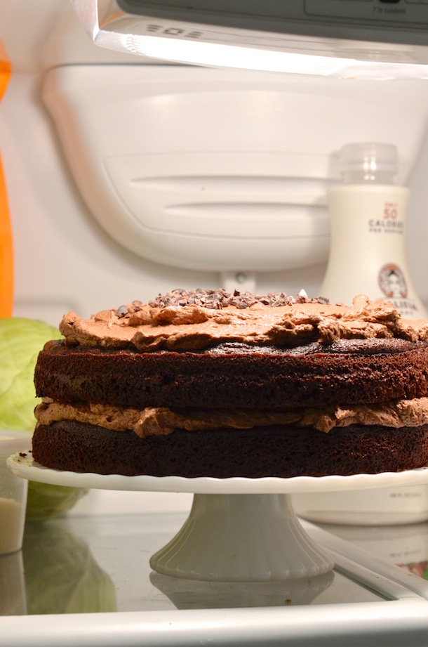 Dark Chocolate Layer Cake with Espresso Buttercream Always Order Dessert