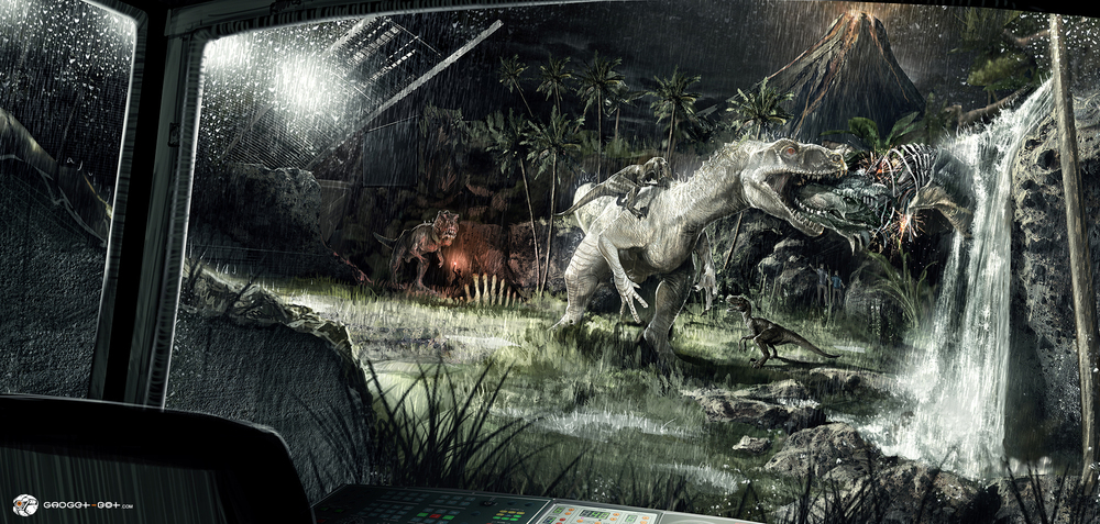 Film Sketchr Go Faster To See Amazing Jurassic World Concept Art