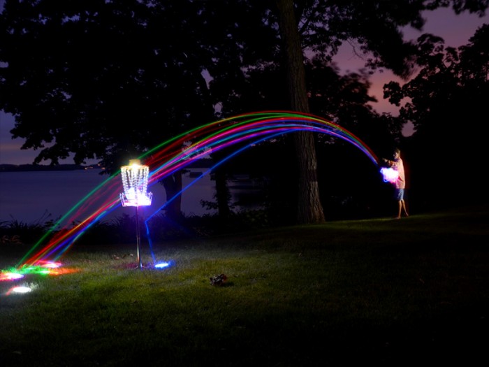 11th NEDDG Championship Night Glow Disc Golf at Hyland Orchard