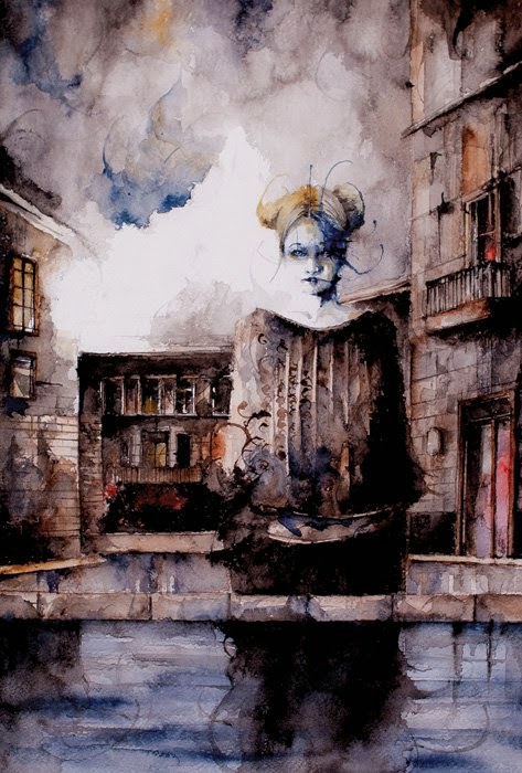 As sombrias e macabras pinturas em aquarela de terror de Daniele Serra Daniele Serra multigrade deviantart ilustrações quadrinhos pinturas aquarela sombrias terror macabro capas
