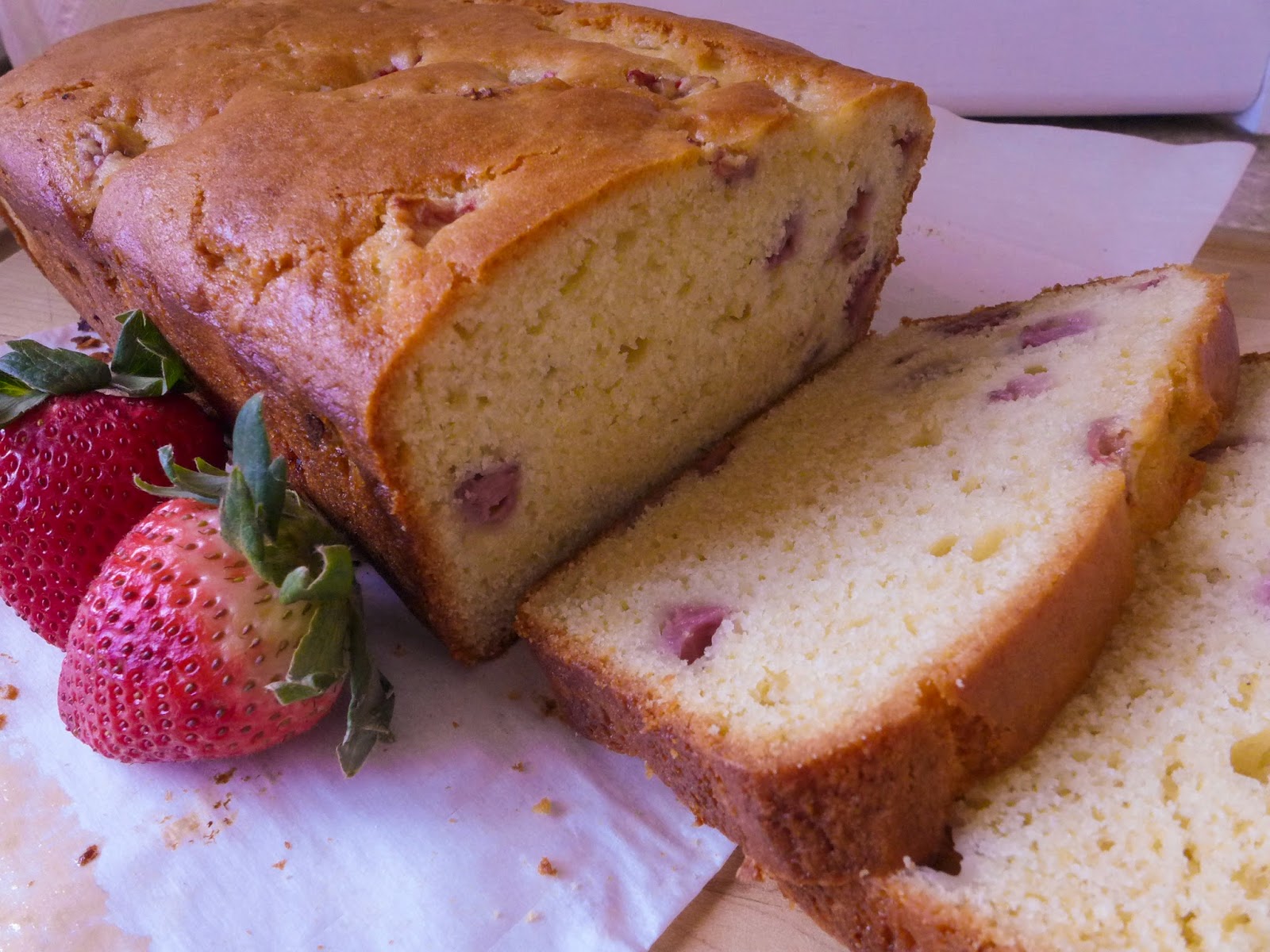 Dimples & Delights Strawberry Cream Cheese Loaf