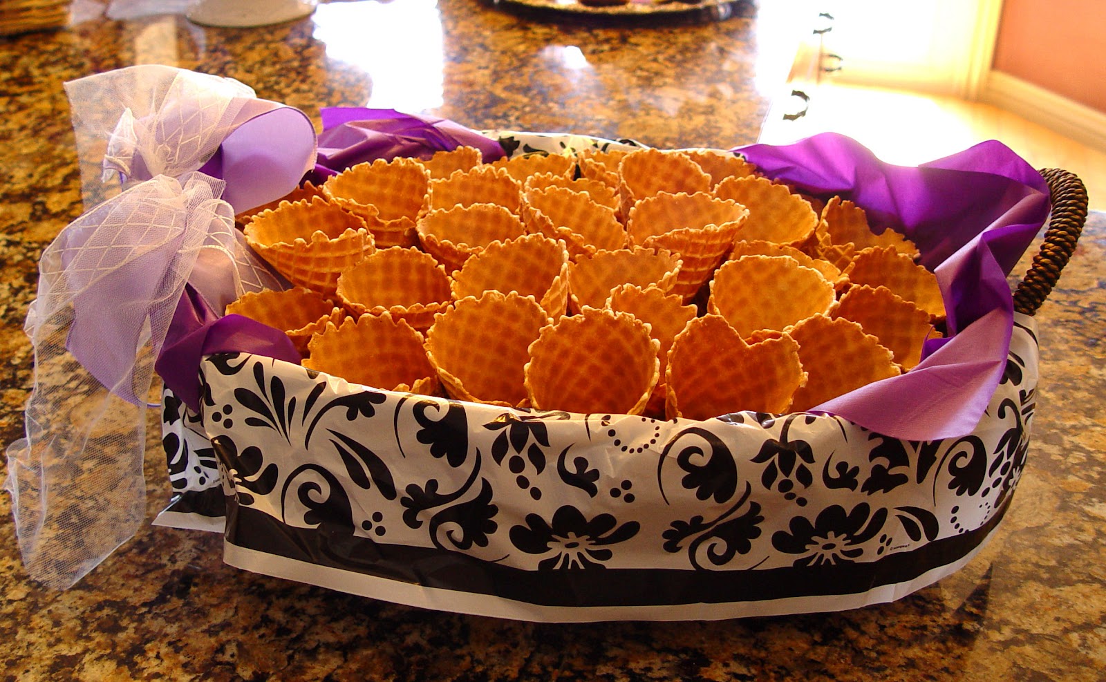 Waffle Cone Fruit Cup with Vanilla Cream Jamie Cooks It Up