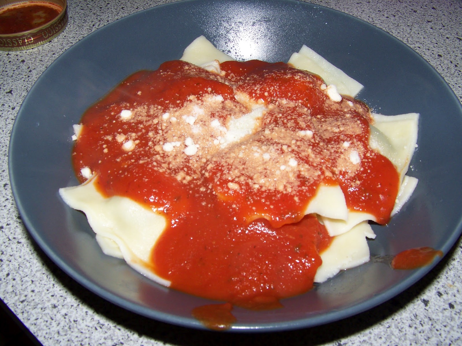 CK and Nate header: Gluten Free Beef and Spinach Ravioli