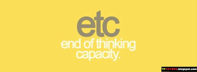 ETC - end of thinking capacity - FB Cover