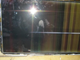 Samsung LCD tv Gambar bergaris-garis vertical