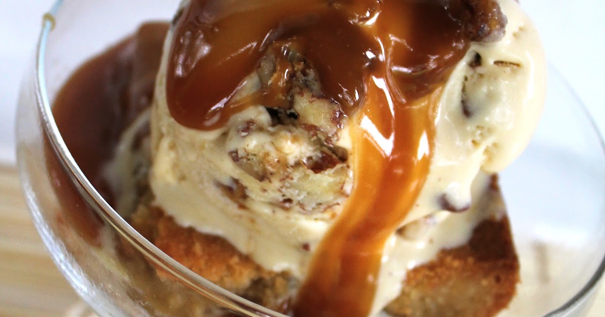 Yammie's Noshery Butter Pecan Ice Cream with Caramel Sauce