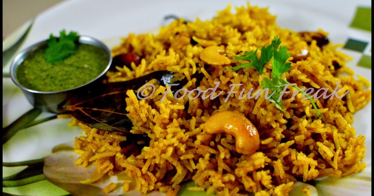 Vegetarian Hyderabadi Zafrani Pulao