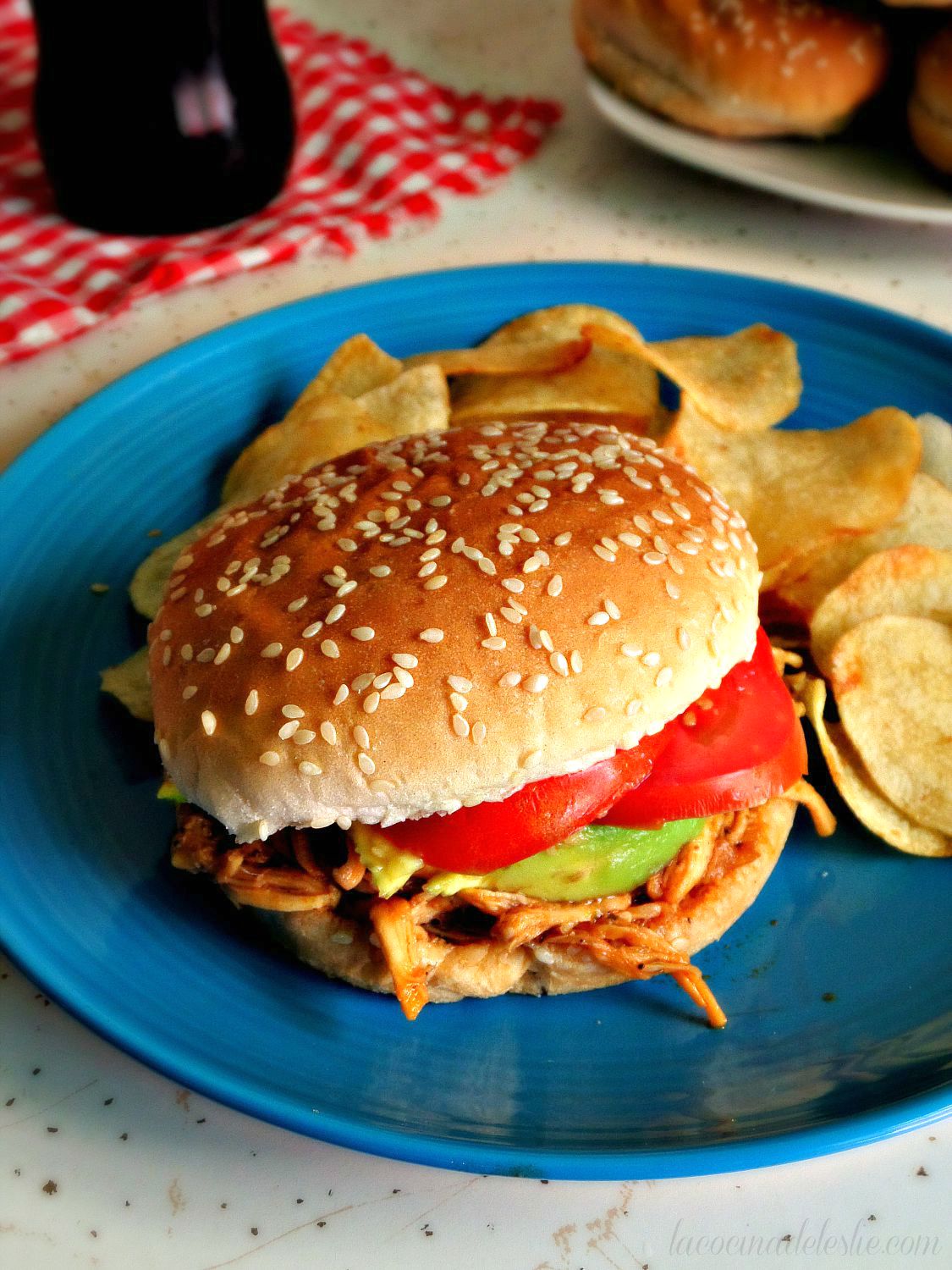 Sándwiches de Pollo a la BBQ (estilo Carolina del Norte) La Cocina de