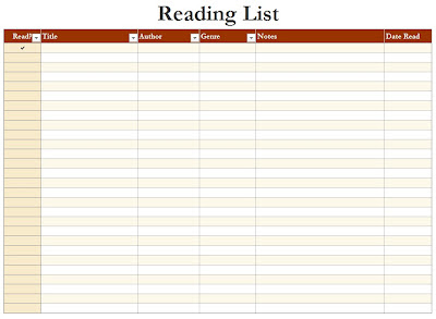 reading list template books reading list template sle reading list template books reading list template sle