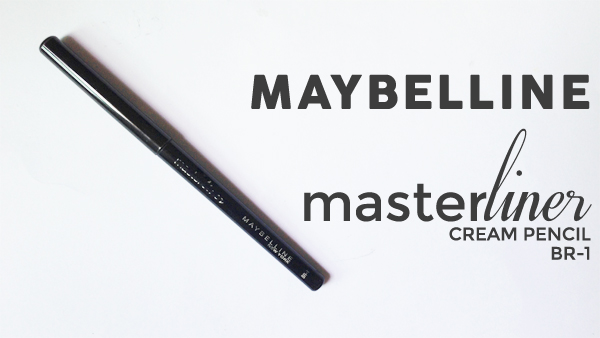 Maybelline Masterliner Cream Pencil BR-1 (Swatch and Review)