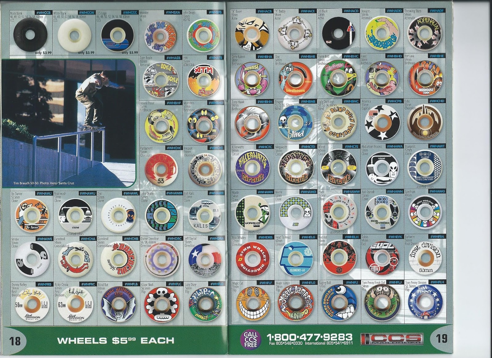 90's Skateboard Nostalgia CCS Summer 1997 Catalog