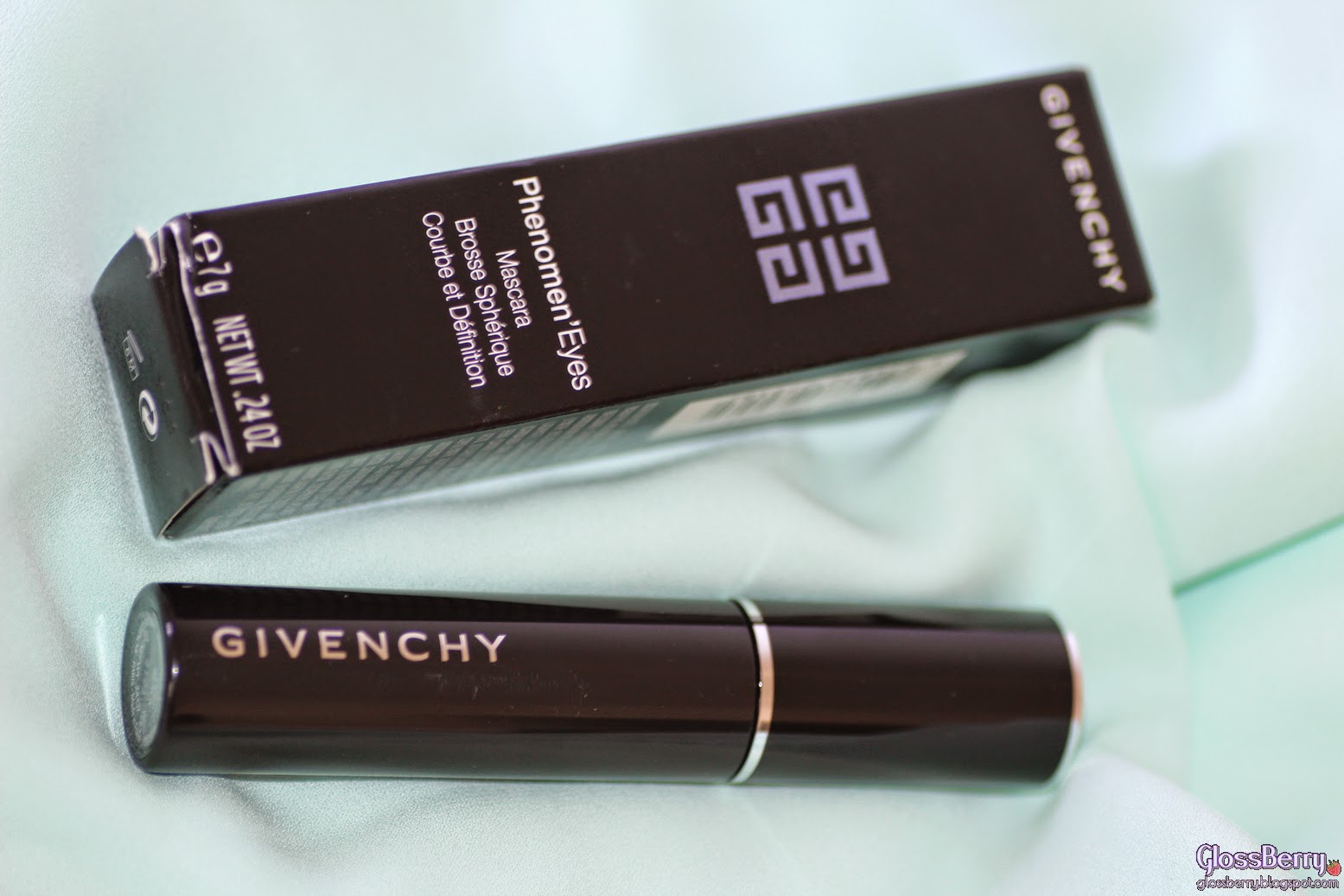  Givenchy - PHENOMEN'EYES Mascara  review swatches renewal new גלוסברי סקירה מסקרה ג'יבנשי ראש עגול קיפוד קיפודי round small head glossberry