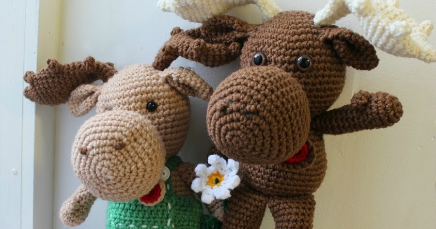 Large Crochet Moose Free Pattern ~ Amigurumi To Go