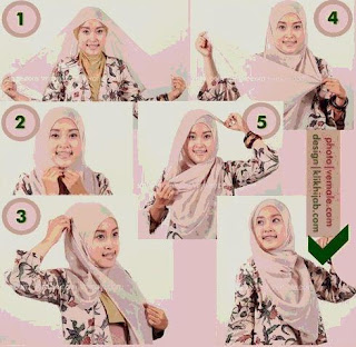 Tutorial Kreasi Hijab Segi Empat Terbaru 2016 Tutorial Kreasi Hijab Segi Empat Terbaru 2016