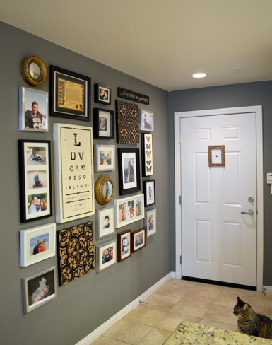 belle maison: Personal Project: Entry Photo Wall