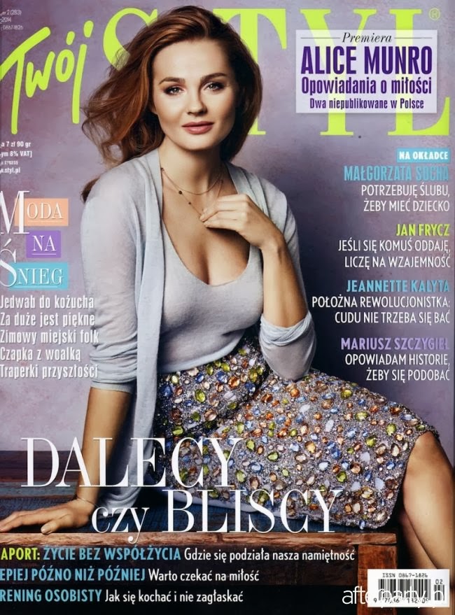 Malgorzata Socha Twój Styl Poland Magazine Cover February 2014 HQ Scans Magazine Cover : Malgorzata Socha Magazine Photoshoot Pics on Twój Styl Magazine Poland February 2014 Issue