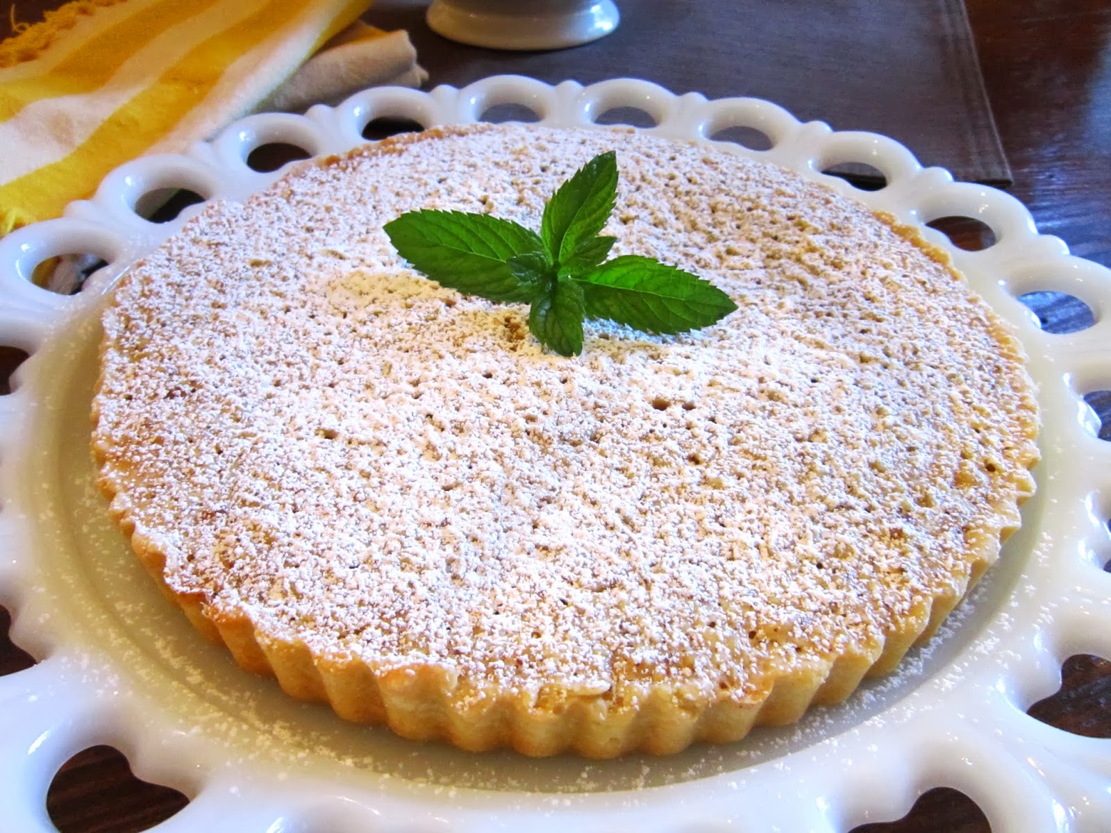 The Italian Next Door Fig and Pine Nut Tart