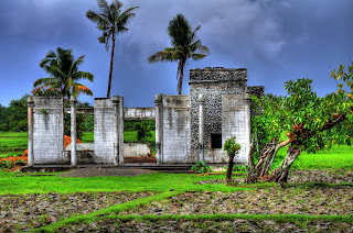 HDR Ruin in the Rice Field