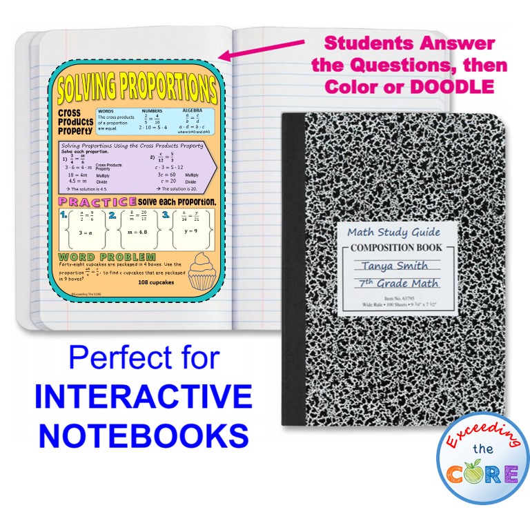 NEW! Guided Doodle Notes for Your Students Notebooks