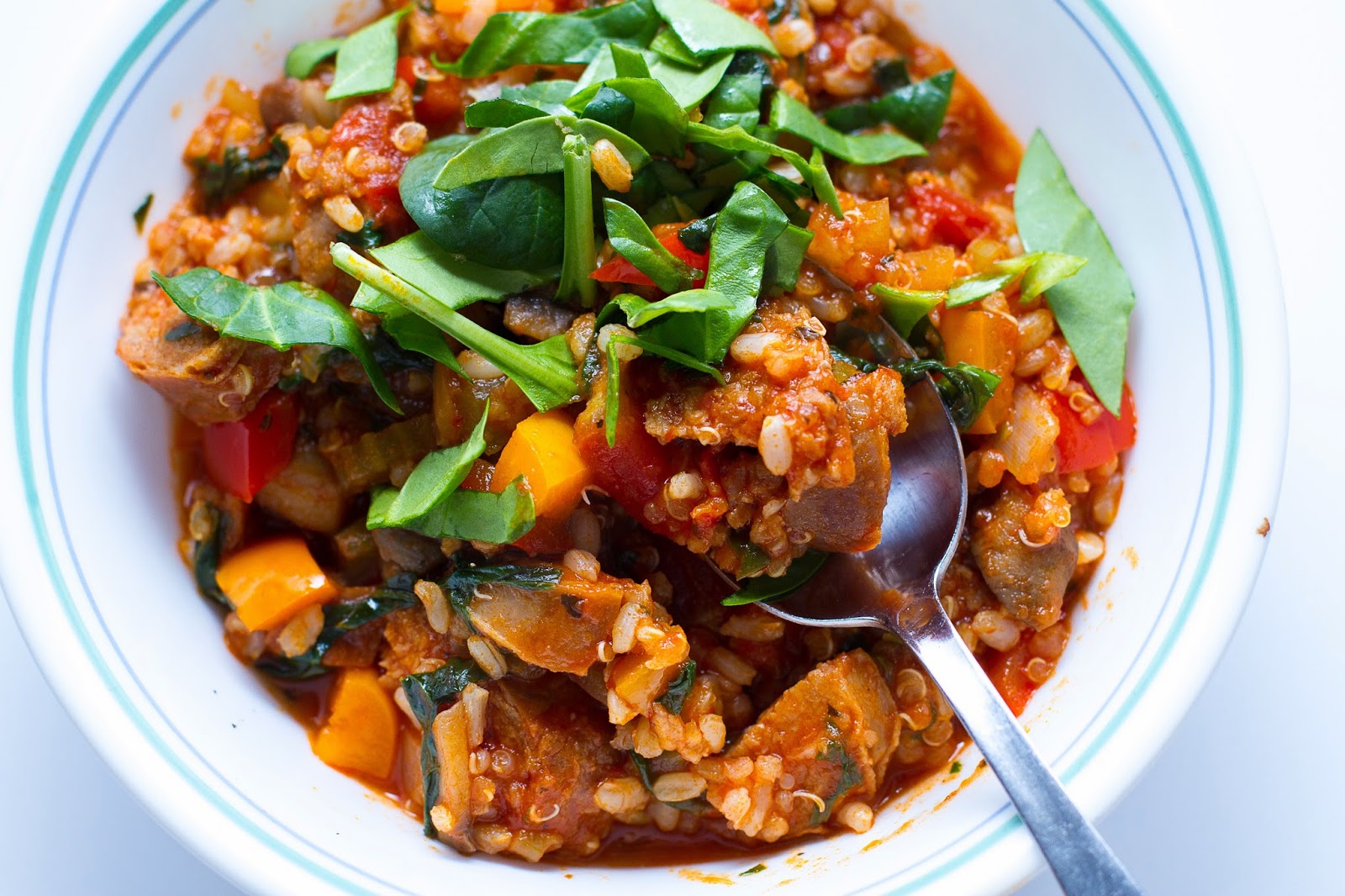 The Vanderbys Jambalaya with Spicy Italian Sausage GLUTEN FREE