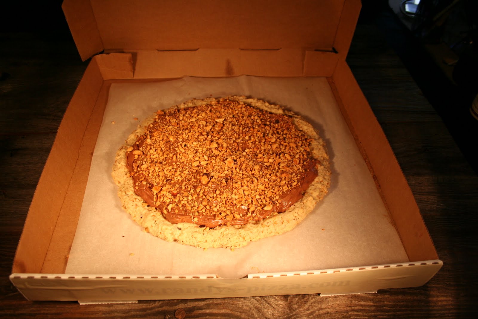 ItalianFusion Hazelnut Biscotti Dessert Pizza