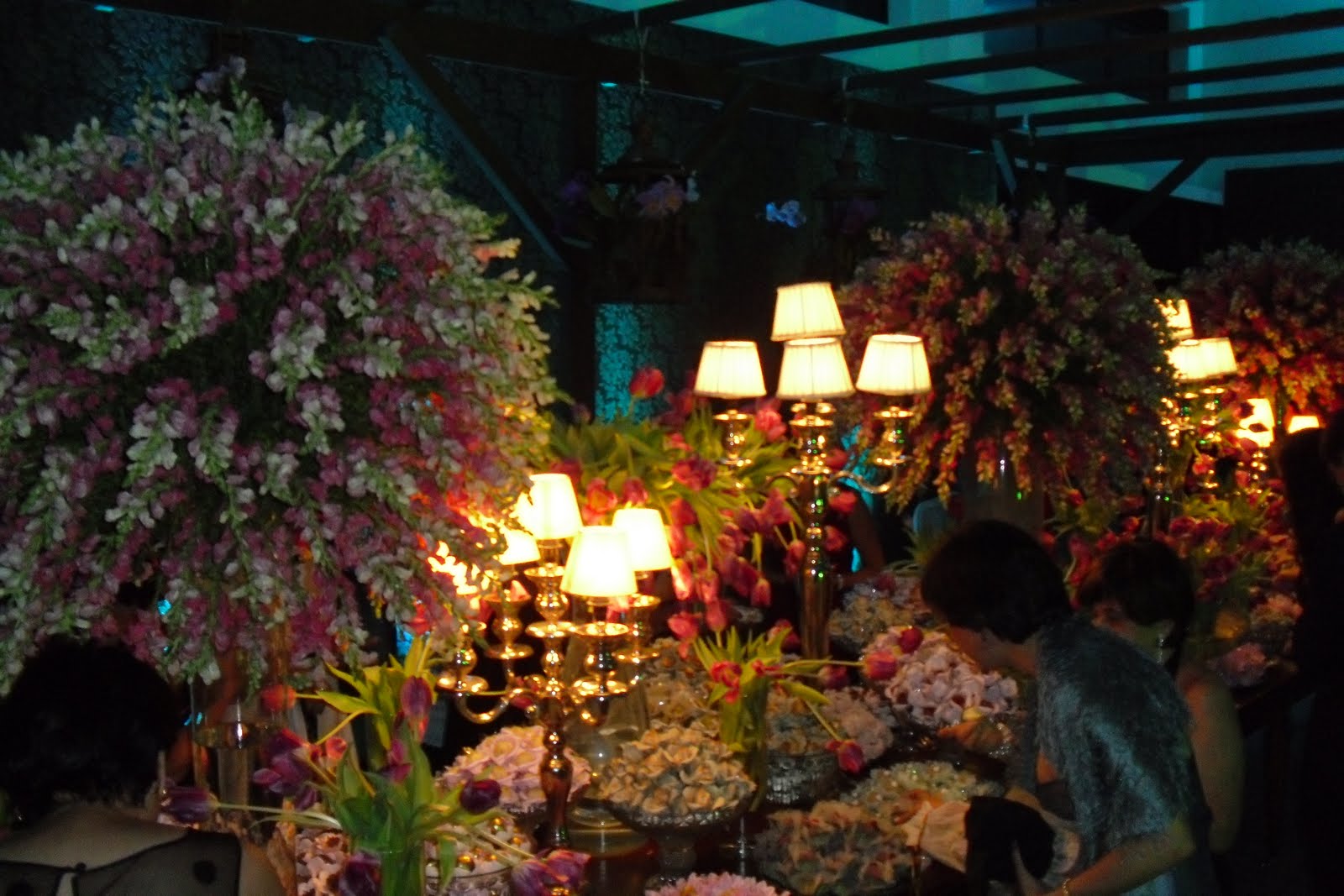 Decoração em diversos tons de rosa e lilásAmei!!! Decoração em diversos tons de rosa e lilásAmei!!!