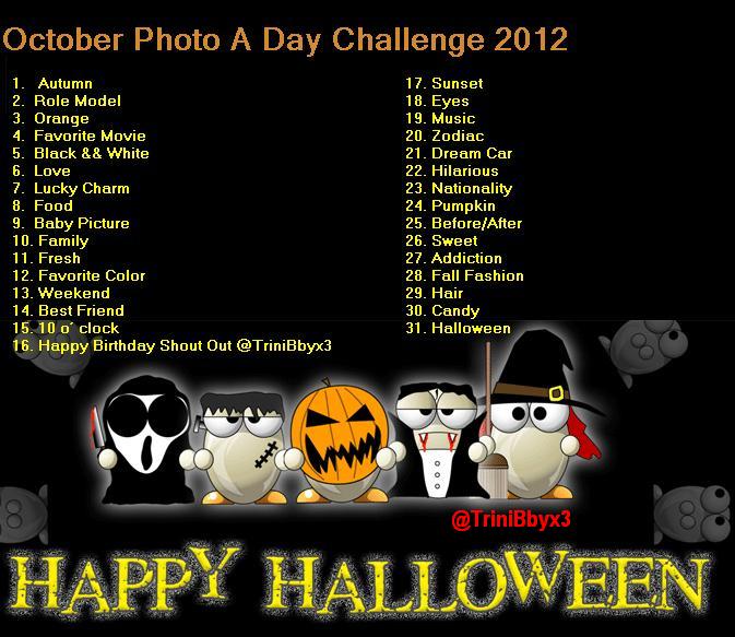 TriniBbyx3 Photo A Day Challenge October 2012