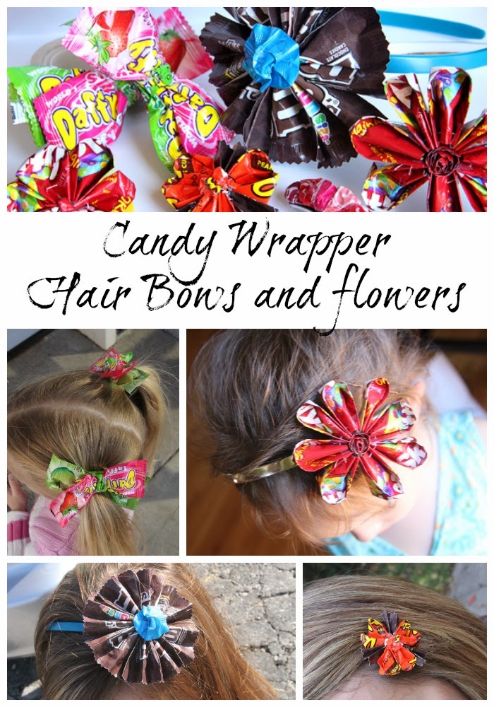 candy wrapper flowers sugar bee crafts how to make candy wrappers