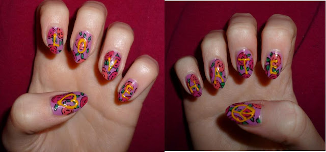 Oh me! oh my!: valentine's day nails: heart nails Nail heart