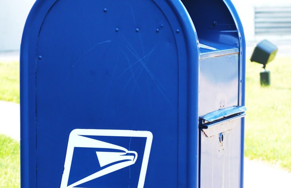I was here That blue mailbox