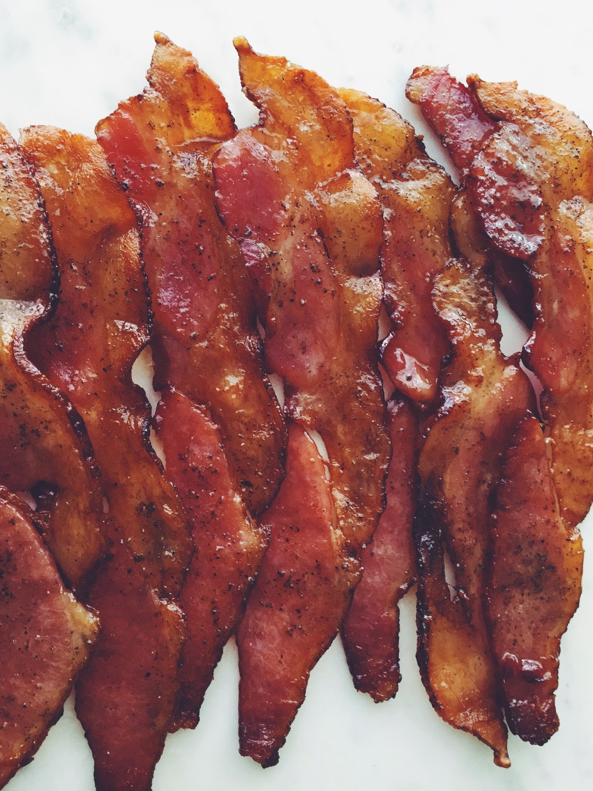 Maple and Black Pepper Glazed Bacon D.M.R. Fine Foods